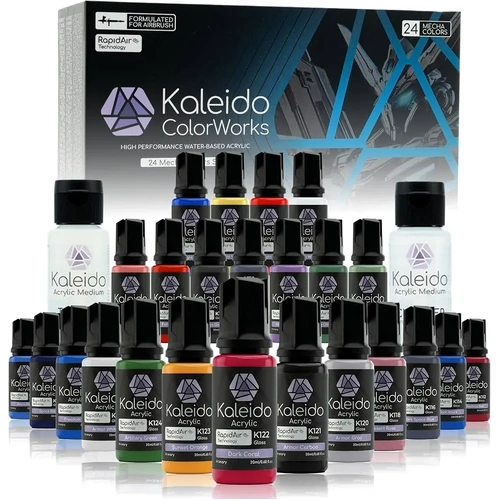 Gaahleri Kaleido ColorWorks ProMaster Series - Mecha Colours Paint Set