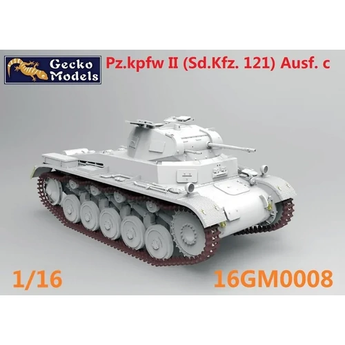Gecko 1/16 Pz.Kpfw. II (Sd.Kfz.121) Ausf.c Plastic Model Kit