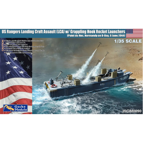 Gecko 1/35 US Rangers Landing Craft Assault (LCA) Plastic Model Kit