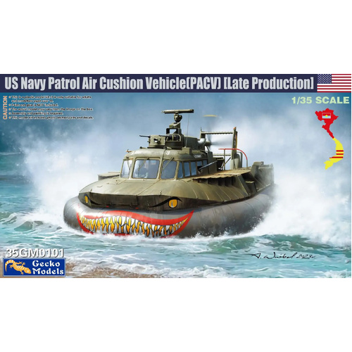 Gecko 1/35 US Navy Patrol Air Cushion Vehicle(PACV) Plastic Model Kit