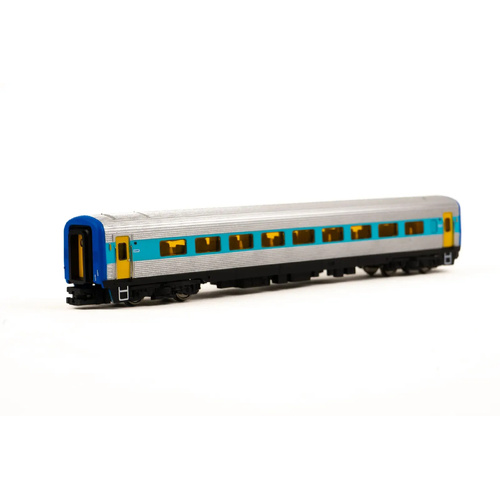 Gopher Models N Scale New South Wales XPT XF Passenger Car "Blue" Livery
