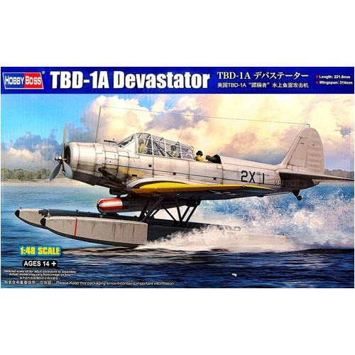 HobbyBoss 1/48 TBD-1A Devastator Plastic Model Kit