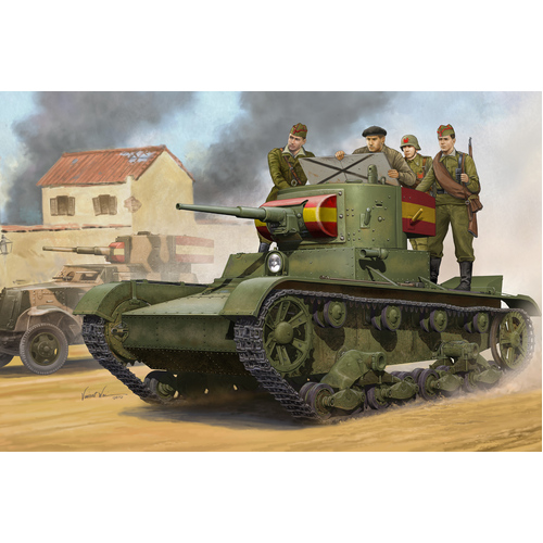 HobbyBoss 1/35 Soviet T-26 Light Infantry Tank Mod.1935 Plastic Model Kit [82496]