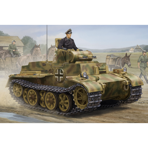 HobbyBoss 1/35 German Pzkpfw.I Ausf.F (VK1801)-Late Plastic Model Kit [83805]