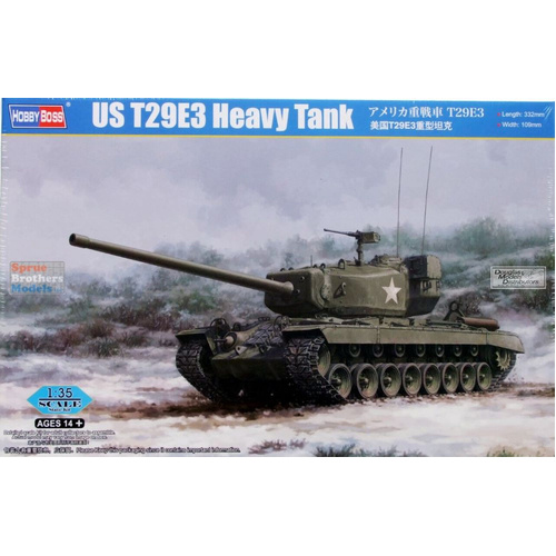 HobbyBoss 1/35 US T29E3 Heavy Tank Plastic Model Kit