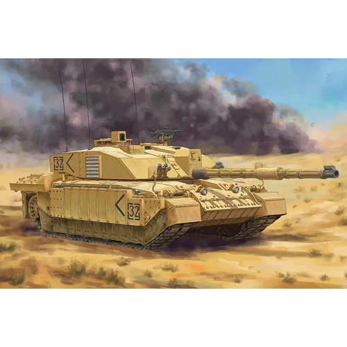 HobbyBoss 1/48 British Challenger II (OP.Telic) Iraq 2003 Plastic Model Kit