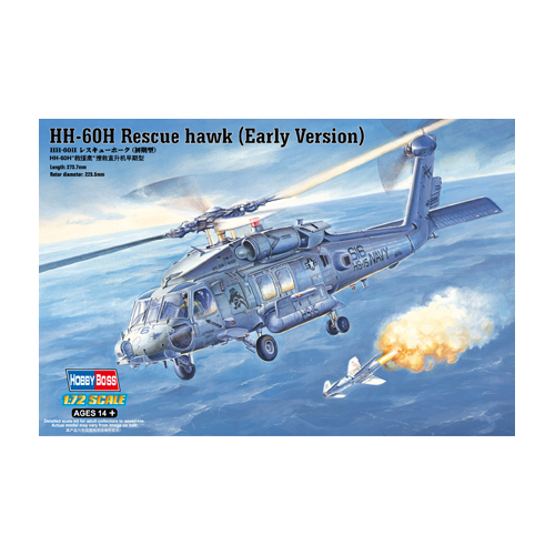 HobbyBoss 1/72 HH-60H Rescue hawk (Early Version) Plastic Model Kit [87234]