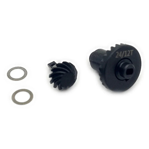 HobbyPlus Machined HD helical Cut Pinion and Ring Gear (12T/24T )