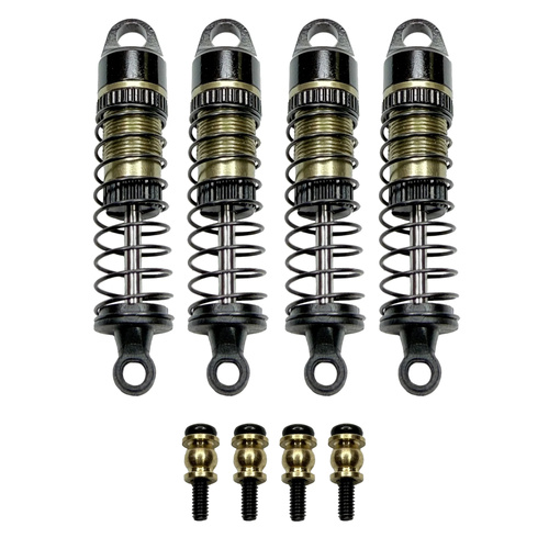 HobbyPlus Aluminum Oil Shock Set (Speck-SCT)