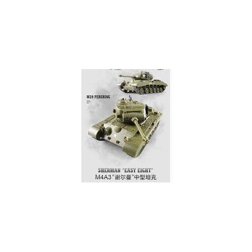 Heng Long 1/30 American "Sherman"/ Pershing M26 RC Battle tanks Tank