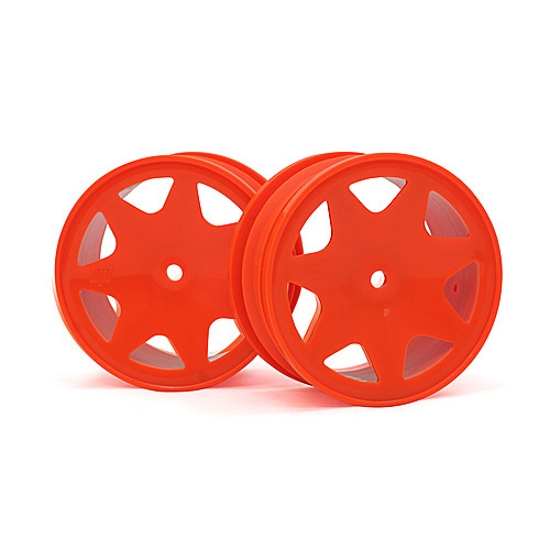 HPI Ultra 7 Wheels Orange 30mm (2Pcs [100622]