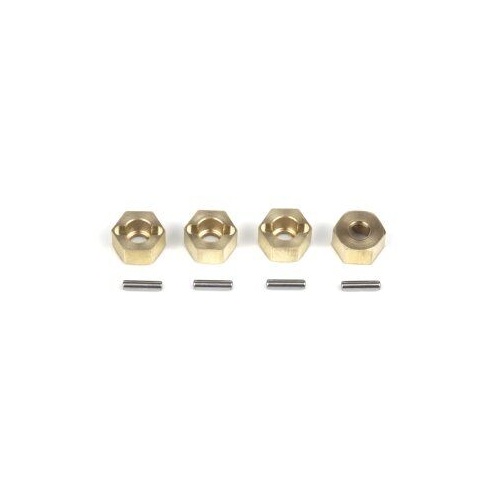 HPI 7mm Hex Hub Set (Brass/4pcs)
