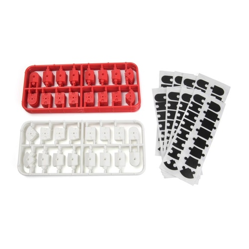 HPI nano-TTR Curb Set - Red and White
