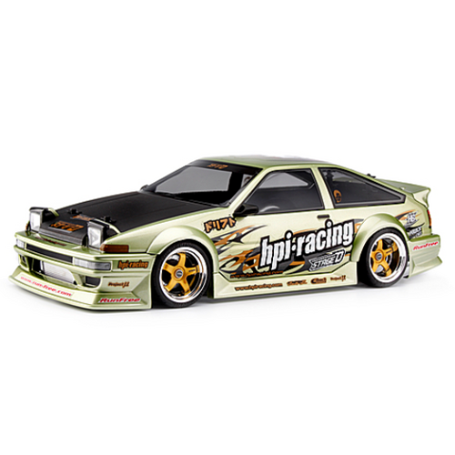 HPI Stage-D Trueno Ae86 Body Kit (Run Free)