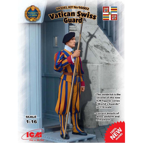 ICM 1/16 Vatican Swiss Guard Plastic Model Kit