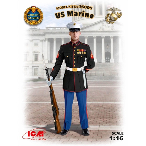 ICM 1/16 US Marines Sergeant Plastic Model Kit