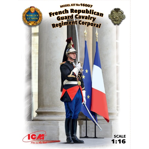 ICM 1/16 French Republican Guard Cavalry Regiment Corporal Plastic Model Kit