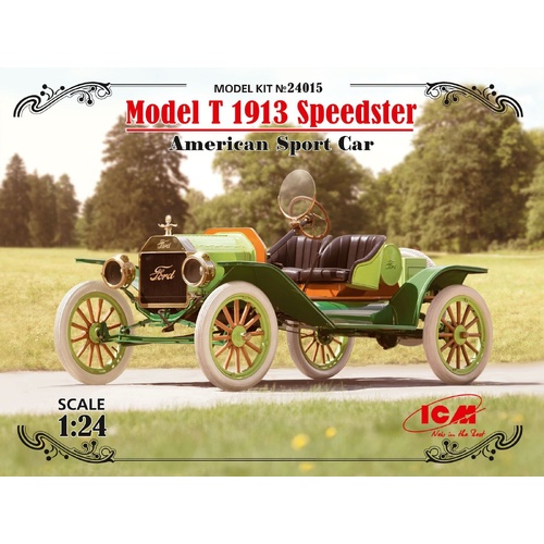 ICM 1/24 Model T 1913 Speedster American Sport Car Plastic Model Kit