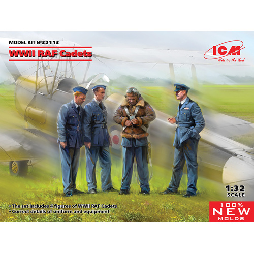 ICM 1/32 WWII RAF Cadets Plastic Model Kit