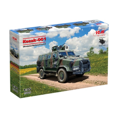 ICM 1/35 'Kozak-001' Ukrainian National Guard Plastic Model Kit