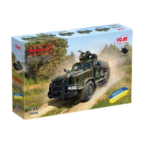 ICM 1/35 'Kozak-2' State Border Guard Service of Ukraine Plastic Model Kit