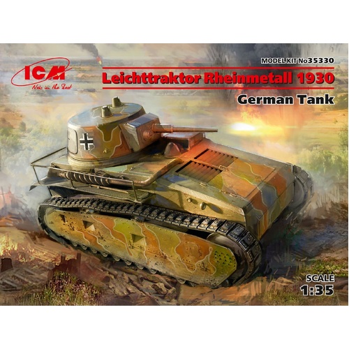 ICM 1/35 Leichttraktor Rheinmetall 1930 German Tank Plastic Model Kit