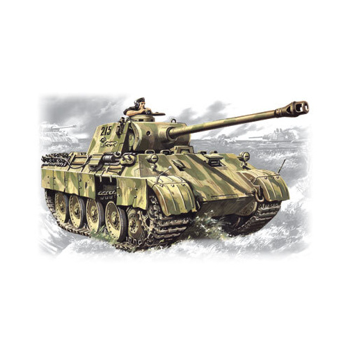 ICM 1/35 Pz.Kpfw.V Panther Ausf.D WWII German Tank Plastic Model Kit