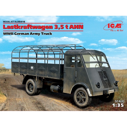ICM 1/35 Lastkraftwagen 3 5 t AHN WWII German Army Truck Plastic Model Kit