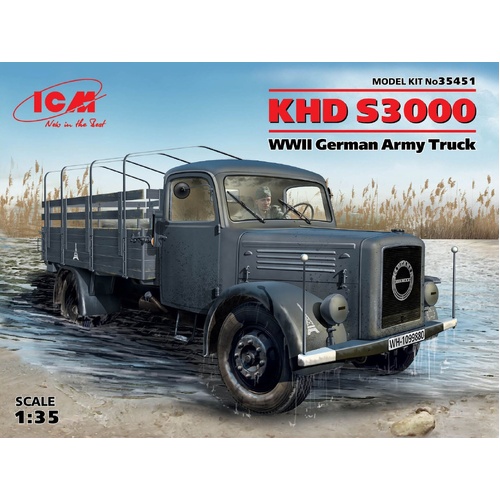 ICM 1/35 KHD S3000 WWII German Army Truck Plastic Model Kit