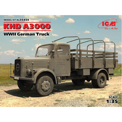ICM 1/35 KHD A3000 WWII German Truck Plastic Model Kit