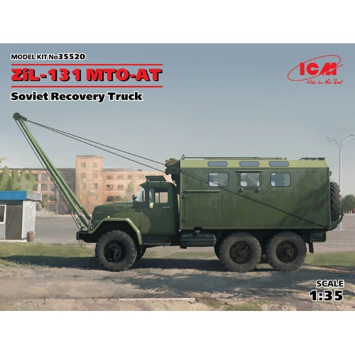 ICM 1/35 ZiL-131 MTO-AT Soviet Recovery Truck Plastic Model Kit