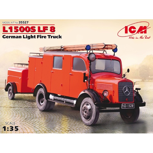 ICM 1/35 L1500S LF 8 German Light Fire Truck Plastic Model Kit