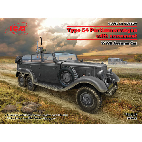 ICM 1/35 G4 with armament WWII German Car Plastic Model Kit