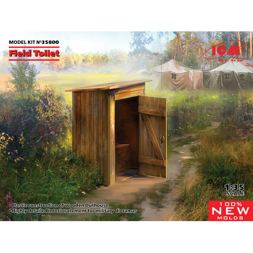 ICM 1/35 WC (Field Toilet) Plastic Model Kit
