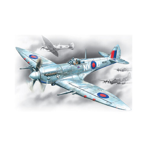 ICM 1/48 Spitfire Mk.VII WWII British Fighter Plastic Model Kit