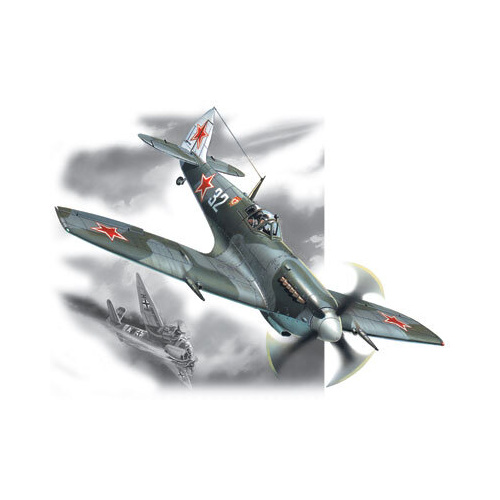 ICM 1/48 Spitfire LF.IXE WWII Soviet Air Force Fighter Plastic Model Kit