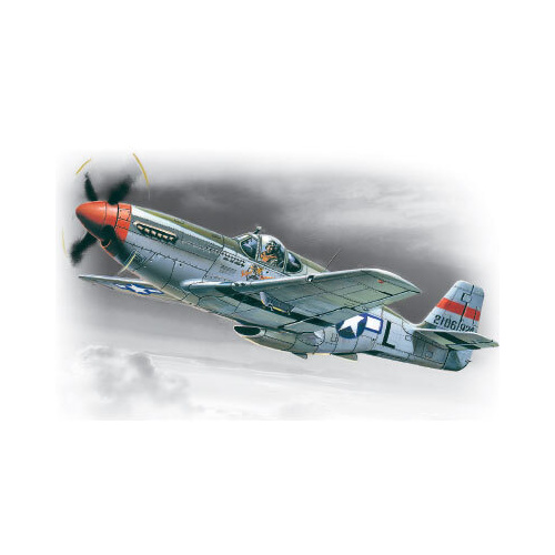 ICM 1/48 Mustang P-51C WWII American Fighter Plastic Model Kit