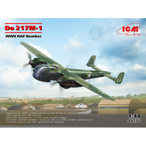 ICM 1/48 Do 217M-1 WWII RAF Bomber Plastic Model Kit