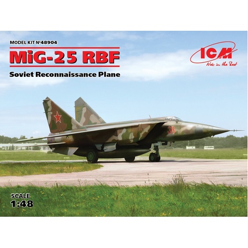 ICM 1/48 MiG-25 RBF Soviet Reconnaissance Plane Plastic Model Kit