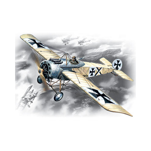 ICM 1/72 Fokker E.IV WWI German Fighter Plastic Model Kit