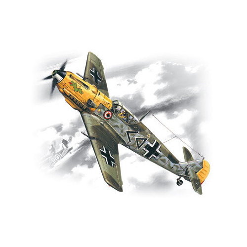 ICM 1/72 Messerschmitt Bf 109E-4 WWII German Fighter Plastic Model Kit