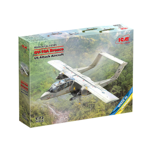 ICM 1/72 OV-10? Bronco US Attack Aircraft Plastic Model Kit