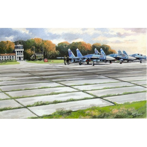 ICM 1/72 Soviet PAG-14 Airfield PLates (32 pieces) (362×216 mm) Plastic Model Kit