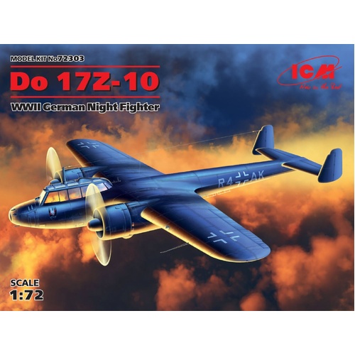 ICM 1/72 Do 17Z-10 WWII German Night Fighter Plastic Model Kit
