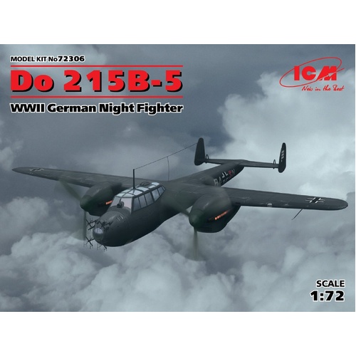 ICM 1/72 Do 215B-5 WWII German Night Fighter Plastic Model Kit