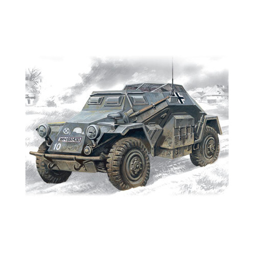 ICM 1/72 Sd.Kfz.260 German Radio Communication Vehicle Plastic Model Kit