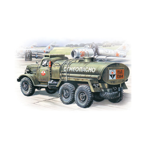 ICM 1/72 ZiL-157 Fuel Truck Plastic Model Kit