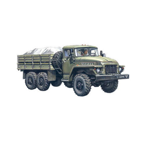 ICM 1/72 URAL-375D Army Truck Plastic Model Kit