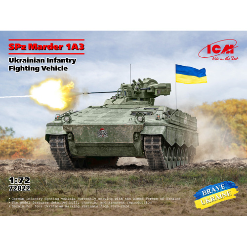 ICM 1/72 SPz Marder 1A3 Ukrainian Infantry Fighting Vehicle Plastic Model Kit