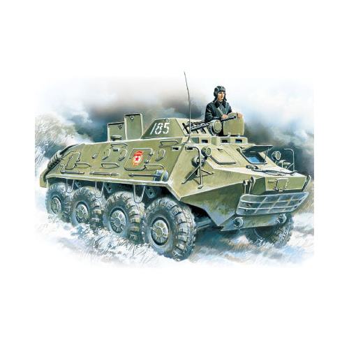 ICM 1/72 BTR-60PB Armoured Personnel Carrier Plastic Model Kit